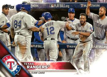2016 Topps #552 Texas Rangers Front