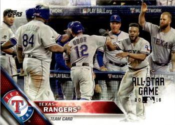 2016 Topps - All-Star Game #552 Texas Rangers Front