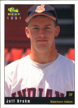 1991 Classic Best Watertown Indians #24 Jeff Brohm Front