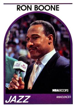 1989-90 Hoops - Announcers #NNO Ron Boone Front
