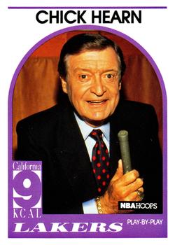 1989-90 Hoops - Announcers #NNO Chick Hearn Front