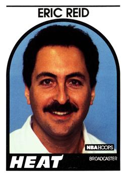 1989-90 Hoops - Announcers #NNO Eric Reid Front