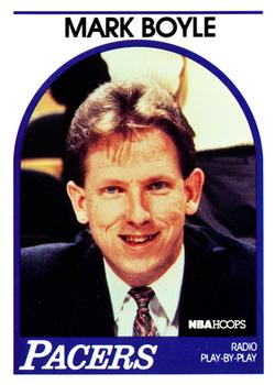 1989-90 Hoops - Announcers #NNO Mark Boyle Front