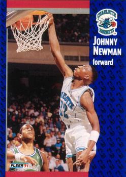 1991-92 Fleer #23 Johnny Newman Front