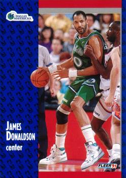 1991-92 Fleer #44 James Donaldson Front