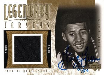 2000-01 Upper Deck Legends - Legendary Jerseys Autographed #GG-AJ George Gervin Front