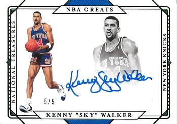 2020-21 Panini National Treasures - NBA Greats Signatures Emerald #GS-KSW Kenny 