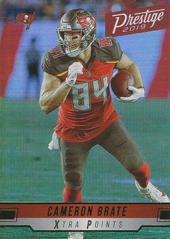 2019 Panini Prestige - Xtra Points Green #75 Cameron Brate Front