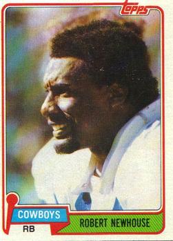 1981 Topps #71 Robert Newhouse Front