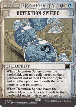 2024 Magic: The Gathering Outlaws of Thunder Junction - Breaking News #43 Detention Sphere Front