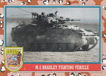 1991 Topps Desert Storm #93 M-2 Bradley Fighting Vehicle Front