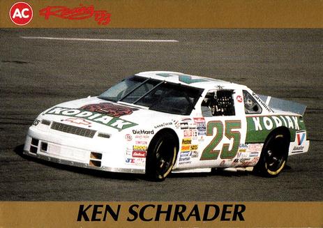 1993 AC Racing Foldouts #NNO Ken Schrader Front
