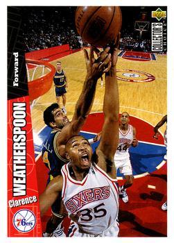 1996-97 Collector's Choice German #121 Clarence Weatherspoon  Front