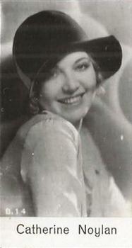 1930-39 De Beukelaer Film Stars Serie B (1-100) #B.14 Catherine Moylan Front