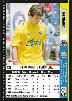 2007-08 Mundicromo Sport S.L. Las fichas de la Liga #120 Godín Back