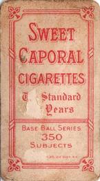 1909-11 American Tobacco Company T206 White Border #NNO Shad Barry Back