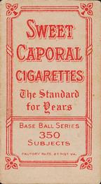 1909-11 American Tobacco Company T206 White Border #NNO Bill Abstein Back