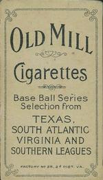 1909-11 American Tobacco Company T206 White Border #NNO Cad Coles Back