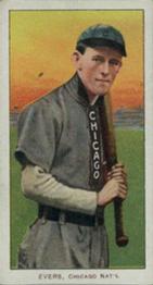 1909-11 American Tobacco Company T206 White Border #NNO Johnny Evers Front