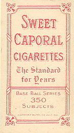 1909-11 American Tobacco Company T206 White Border #NNO Red Murray Back