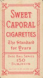 1909-11 American Tobacco Company T206 White Border #NNO Simon Nicholls Back