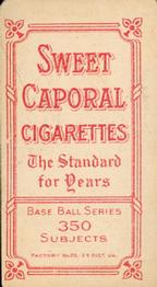 1909-11 American Tobacco Company T206 White Border #NNO Ossee Schreckengost Back