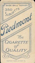 1909-11 American Tobacco Company T206 White Border #NNO Dolly Stark Back