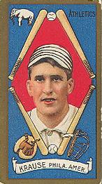 1911 T205 Gold Border #NNO Harry Krause Front