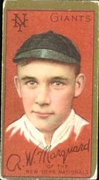 1911 T205 Gold Border #NNO Rube Marquard Front