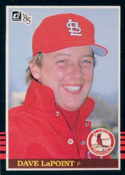 1985 Donruss #138 Dave LaPoint Front