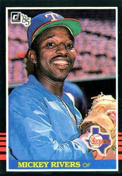 1985 Donruss #465 Mickey Rivers Front