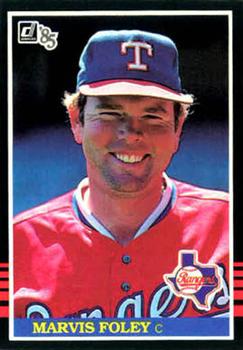 1985 Donruss #500 Marvis Foley Front
