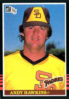 1985 Donruss #528 Andy Hawkins Front