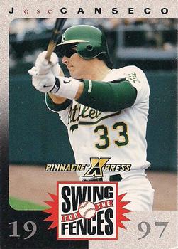 1997 Pinnacle X-Press - Swing for the Fences Players #NNO Jose Canseco Front