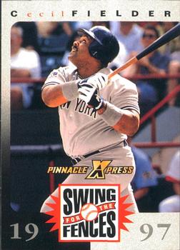 1997 Pinnacle X-Press - Swing for the Fences Players #NNO Cecil Fielder Front
