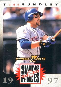 1997 Pinnacle X-Press - Swing for the Fences Players #NNO Todd Hundley Front