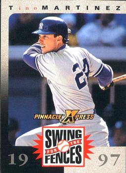 1997 Pinnacle X-Press - Swing for the Fences Players #NNO Tino Martinez Front