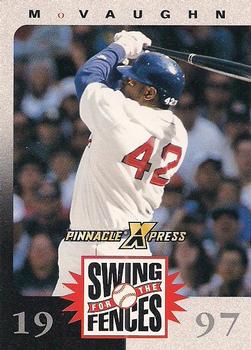 1997 Pinnacle X-Press - Swing for the Fences Players #NNO Mo Vaughn Front