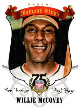 2014 Panini Hall of Fame 75th Year Anniversary - Diamond Kings #63 Willie McCovey Front