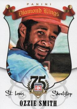 2014 Panini Hall of Fame 75th Year Anniversary - Diamond Kings #85 Ozzie Smith Front