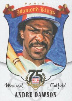2014 Panini Hall of Fame 75th Year Anniversary - Diamond Kings #94 Andre Dawson Front