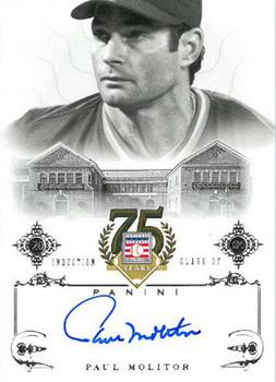 2014 Panini Hall of Fame 75th Year Anniversary - Signatures #89 Paul Molitor Front