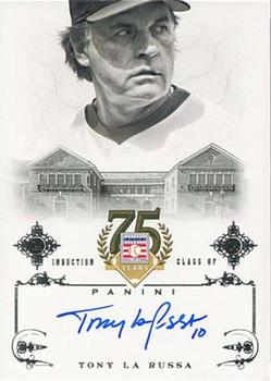 2014 Panini Hall of Fame 75th Year Anniversary - Signatures #93 Tony LaRussa Front