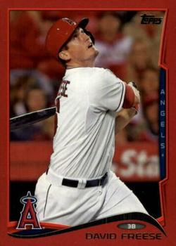 2014 Topps Update - Target Red Border #US-28 David Freese Front