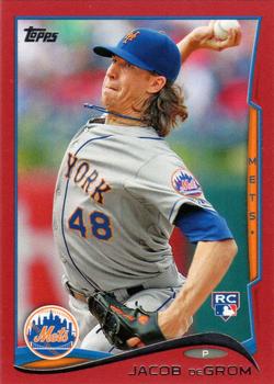 2014 Topps Update - Target Red Border #US-50 Jacob deGrom Front