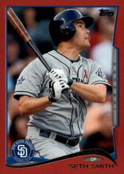 2014 Topps Update - Target Red Border #US-81 Seth Smith Front