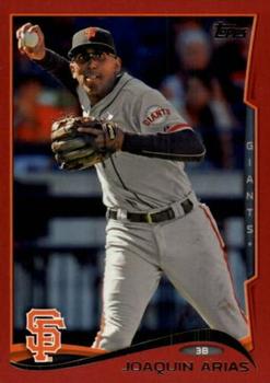 2014 Topps Update - Target Red Border #US-82 Joaquin Arias Front