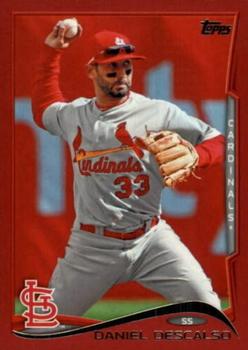 2014 Topps Update - Target Red Border #US-85 Daniel Descalso Front