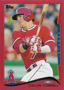 2014 Topps Update - Target Red Border #US-106 Collin Cowgill Front