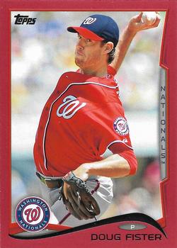 2014 Topps Update - Target Red Border #US-137 Doug Fister Front